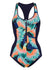 Duskii Neoprene T-Back One Piece Tropical