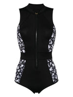 Duskii Neoprene Tank Spring Suit Floral
