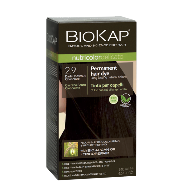 BioKap Delicato 2.9 Dark Chestnut Chocolate Gentle Dye 140Ml