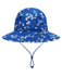Flora Blue Blooms Sun Hat