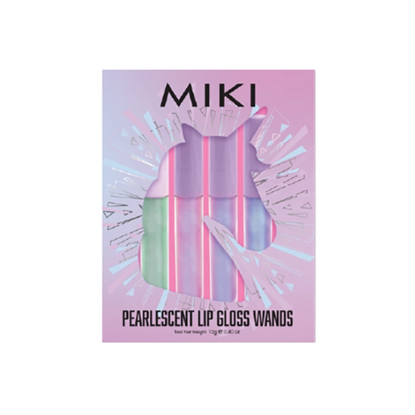 Miki Pearlescent Lip Gloss Wands