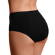 Tom Organic The Period Brief Black Mid-Rise Extra Large