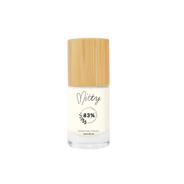 Mitty 83% Plant Based Vegan Polish White Out