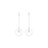 Rossan Pc2402 Cz Pearl Earrings Long