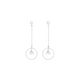 Rossan Pc2402 Cz Pearl Earrings Long