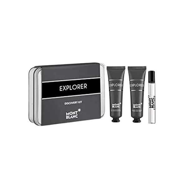 Mont Blanc Explorer Travel Kit 3pc 7.5Ml EDP + After Shave Balm + Shower Gel