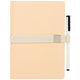 Notebook and Pen Set Tan A5 Ruled Journal Gift Set