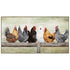 NF Living Cluck Comfort Framed Canvas Wall Art Painting 112CM