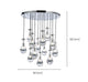 Rayne Collection - Round Cluster - W: 80cm H: 120cm - Chrome Chandelier