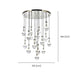 Rayne Collection - Round Cluster - W: 100cm H: 150cm - Polished Nickel Chandelier