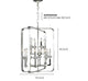 NewYork Allure - 12 Light - Silver Plated Chandelier