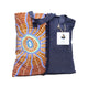 Kangaroo Gifts Denim Large Tote Bag With Screen Printed Panel 42 x 38CM