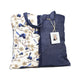 Kangaroo Gifts Denim Large Tote Bag With Screen Printed Panel 42 x 38CM