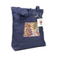 Kangaroo Gifts Large Denim Tote Bag With Screen Printed Panel 41 x 38 x 7CM