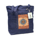 Kangaroo Gifts Denim Large Tote Bag With Screen Printed Pocket Panel 40 cm x 33 cm x 12 cm
