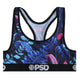 PSD Underwear Blue Tropics Sports Bra