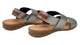 Pinaz 631 Silver Elasticated Sandals