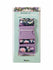 Frankie & Design Luggage Strap Floral Print with Purple Buckle