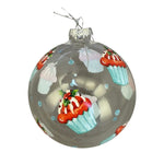 Theatre Seasonal Decor Blue Cupcake Ball Hanging