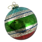 Theatre Seasonal Decor Green Ball Glass Hanging