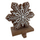 Theatre Seasonal Decor Gingerbread Snowflake S/H 14.2 x 8 x 16CM