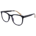 Black Ice Blue Block Readers Reading Glasses +2.0