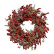 Theatre Seasonal Decor Rustic Red Berry Wreath