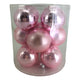 Theatre Seasonal Decor Pink Glass Ball Tub 8cm