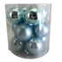 Theatre Seasonal Decor Blue Glass Ball Tub 8cm