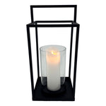 Theatre Seasonal Decor Black Metal Lantern 42cm