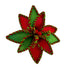 Theatre Seasonal Decor Red Green Poinsettia