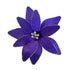Theatre Seasonal Decor Purple Poinsettia