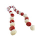 Theatre Seasonal Decor Red White Ball Garland