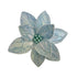 Theatre Seasonal Decor Light Blue Poinsettia