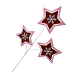 Theatre Seasonal Décor Pink Ginger Star Spray