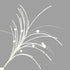 Theatre Seasonal Decor White Feather Ball Spray