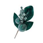 Theatre Seasonal Decor Emerald Leaf Berry Spray