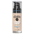 A pump bottle of Revlon Colorstay 24 Hour Longwear Foundation in Ivory shade, indicating it's for normal/dry skin.