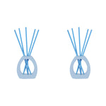 2 pack Arome Ambiance Arch Series Liquidless Reed Diffuser Set Summer Mint Scent