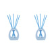 2 pack Arome Ambiance Arch Series Liquidless Reed Diffuser Set Summer Mint Scent