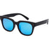 Black Ice Lux Round Cat Eyes Sunglasses Women Lf5737 Black Ice Blue