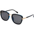 Black Ice Cat Polarised Square Sunglasses Women Xl5746  Blue Black Smoke