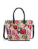 Serenade Leather Spring Tulip Patent Leather Grip Handle Bag SF21-8787