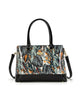 Serenade Leather Phyllis Patent Leather Grip Handle Bag
