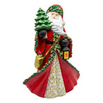 Theatre Seasonal Decor Santa Holding Tree
