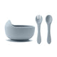 Silistay Suction Bowl Set Blue
