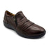 Scholl Orthaheel Womens Katina Leather Shoes Chocolate
