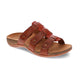 Scholl Andrea Bioprint Leather Sandal Tang Tan 39