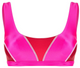 Duskii Kate Scoop Sport Top Neon Pink & Red