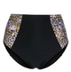Duskii High Waist Panel Bottom Leopard Print & Black